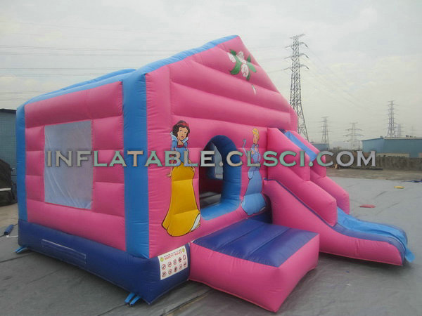 T2-685 Princess Jumping Castle With Slide