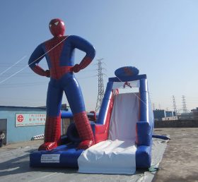 T8-1024 Scivolo gonfiabile Spider-Man Superhero