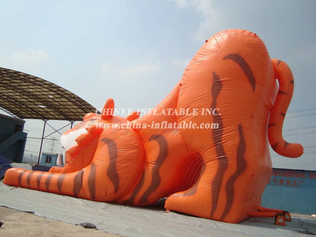 T8-277 Tiger Giant Slide Party Fun For Kids