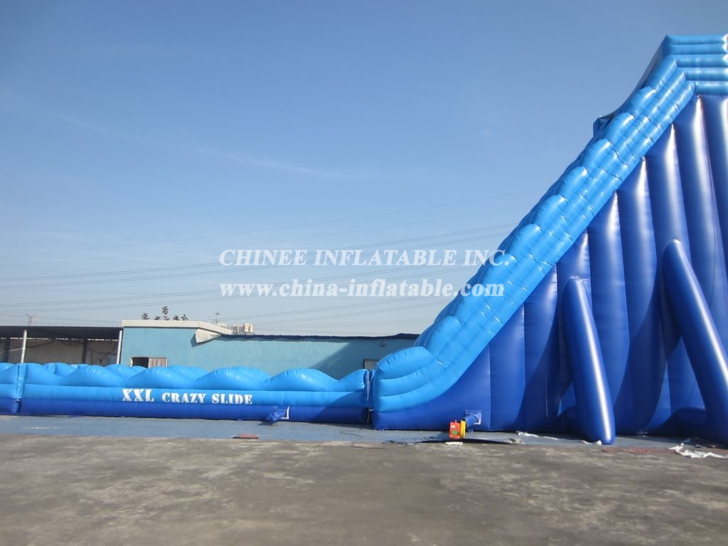 T8-1509 Commercial Giant Inflatable Slide With Water Pool For Adult