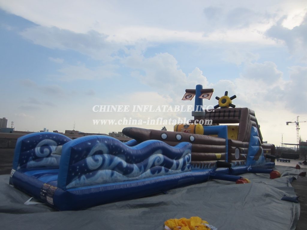 T7-569 Pirates obstacle course