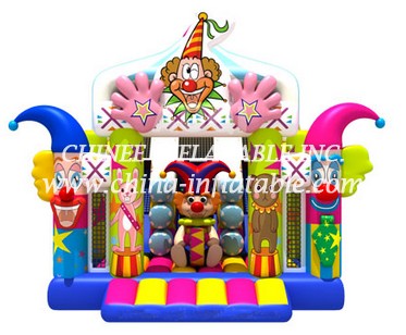 T2-3309 Jungle Theme Bouncy Castle