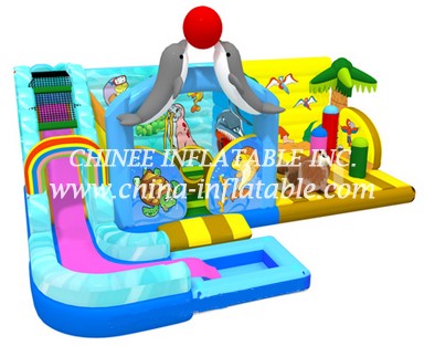T2-3331 Inflatable Combo With Slide