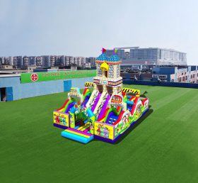 T6-462 Cartoon gigante gonfiabile parco divertimenti per bambini scivolo