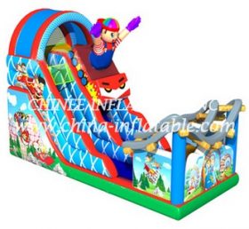 T8-1521 Cartoon Jump Slide Scivolo gonfiabile per bambini