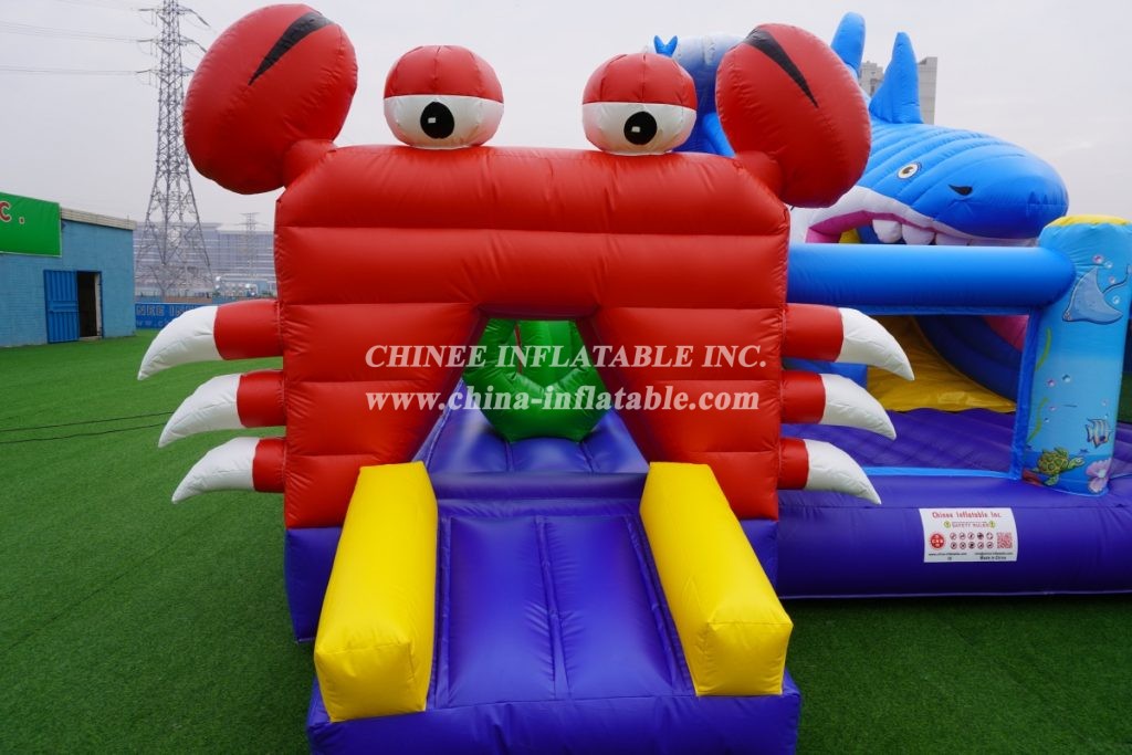 T6-603 Inflatable Sea Playground Inflatable Sea World Fun City