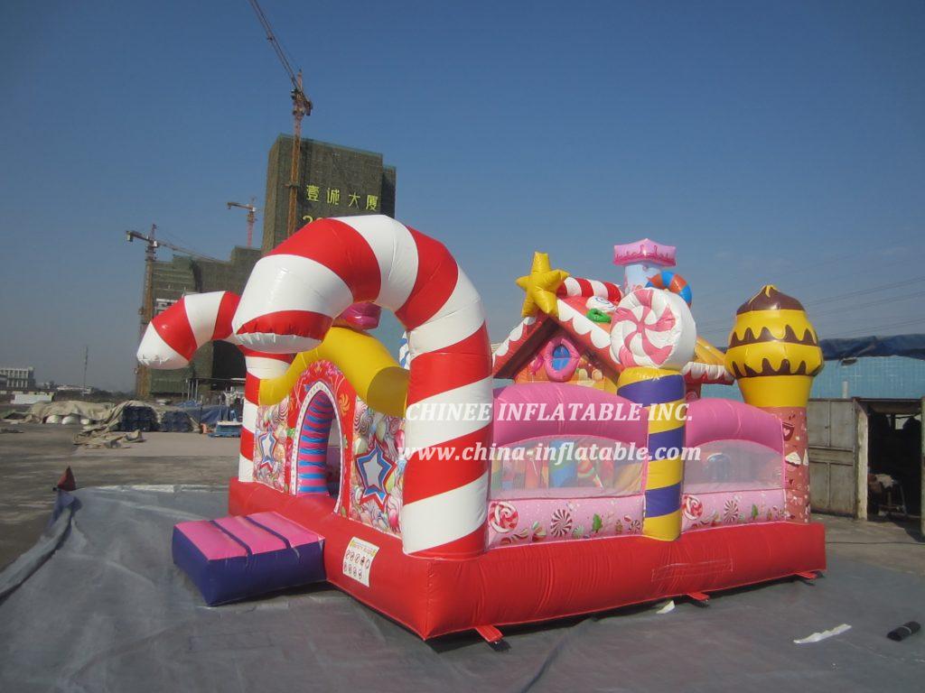 T2-3492 Candy Inflatable Playground Funcity