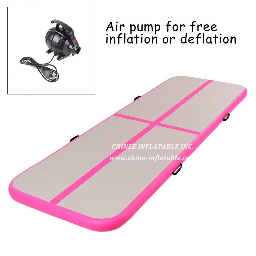 AT1-074 Airtrack Tumbling Inflatable Bouncer Gymnastics Floor Trampoline Electric Air Pump For Home Use/training/cheerleading/beach Gift