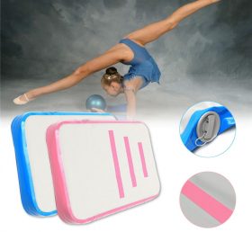 AT1-005 Pink Inflatable Gymnastic Inflatable Air Block Thickness Inflatable Gymnastic Air Block For Sale