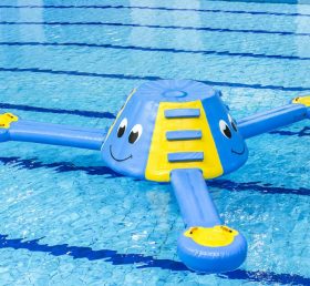 WG1-004 Faccia felice gonfiabile sport acquatici parco giochi piscina
