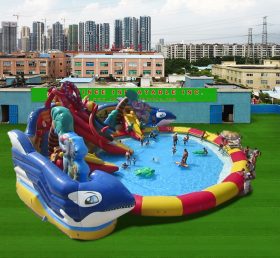 Pool2-727 Sea World Theme Pool Inflatabl...