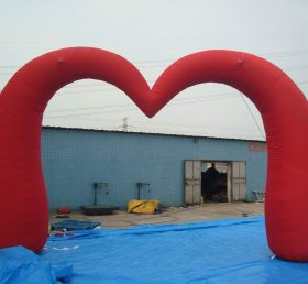 Arch1-240 Arco gonfiabile a forma di cuore