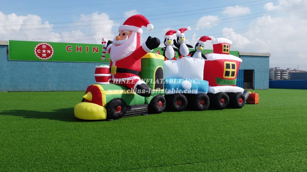 C1-181 Inflatable Christmas Train