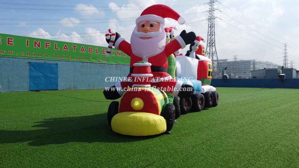 C1-181 Inflatable Christmas Train