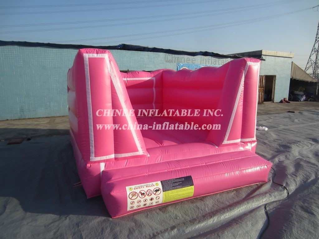 T2-3354 Pink Inflatable Bounce House
