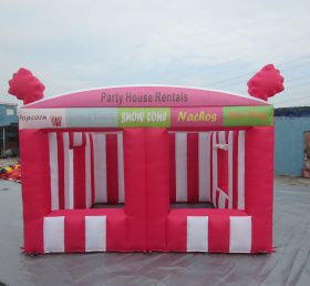 Tent1-533 Tenda gonfiabile rossa per affitto casa party