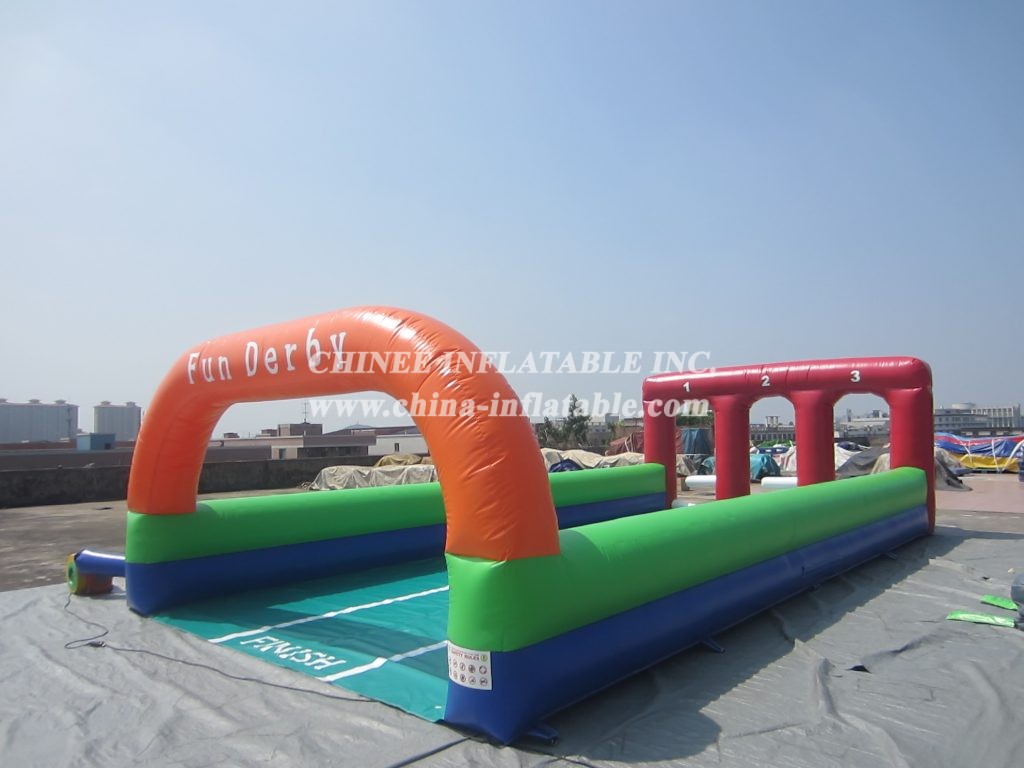 T11-2011 Inflatable Race Track challenge sport game