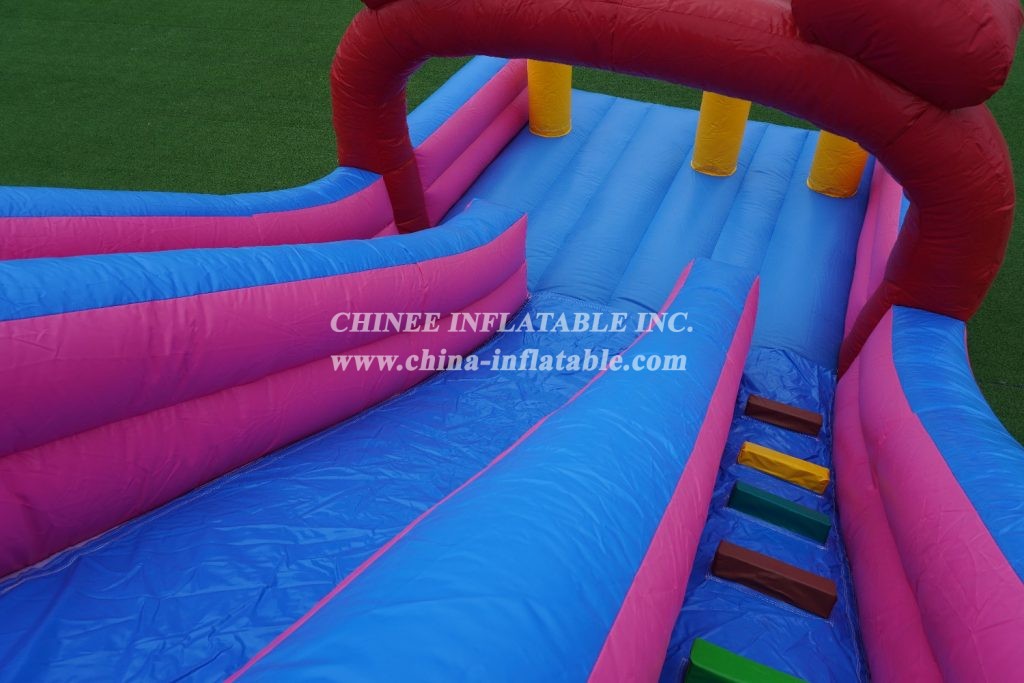 T8-1700 Boonie Bears Inflatable Dry Slide