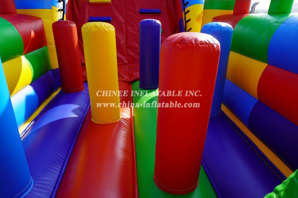 T7-317B Lego Inflatable Obstacles Courses