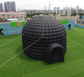 Tent1-415B Tenda gonfiabile nera gigante esterna