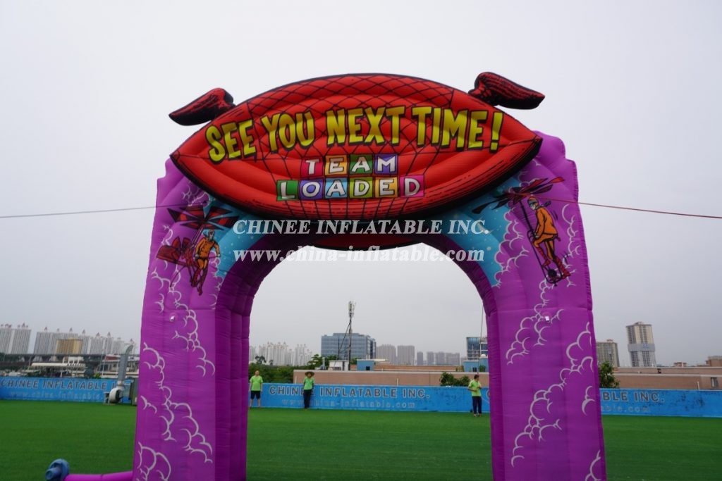 Arch2-390 Inflatable Arch For Commercial Use Customized Color And Printing