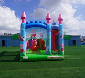 T5-1002D Peppa Pig bouncy castle combo ...