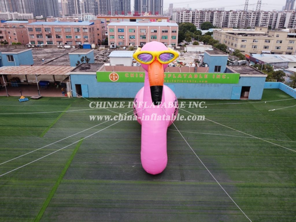cartoon2-387 Giant Advertising Inflatable Flamingo Cartoon Promotional Cartoon