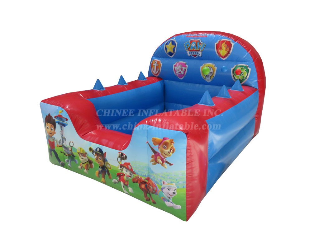 T2-4002 Paw Patrol High Back Inflatable Ball Pool