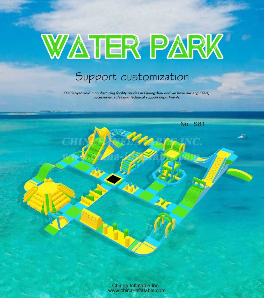 S81 Inflatable Water Park Aqua Park Water Island From Chinee Inflatables