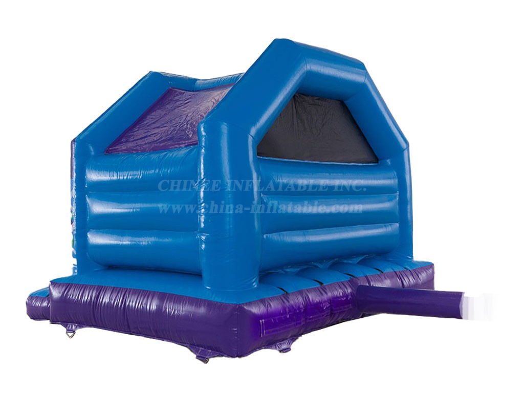 T2-4169 12X12Ft Purple & Blue Party Bounce House
