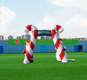 C1-249 Inflatable Christmas Candy Cane A...