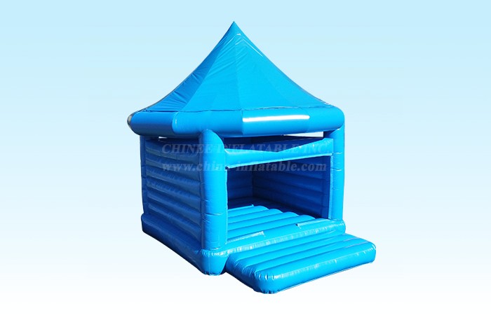 T2-3521B Blue Wedding Bouncy Castle