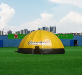 Tent1-4286 Tenda ragno gonfiabile giallo