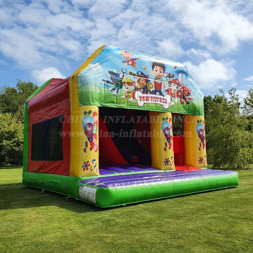 T2-4475 Paw Patrol Bouncy Castle With Slide