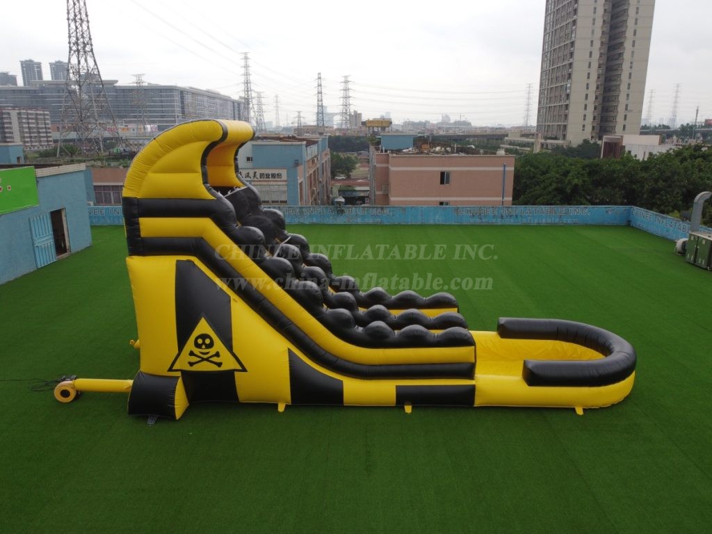 T8-4223 The Ultimate Toxic Rush Inflatable Water Slide