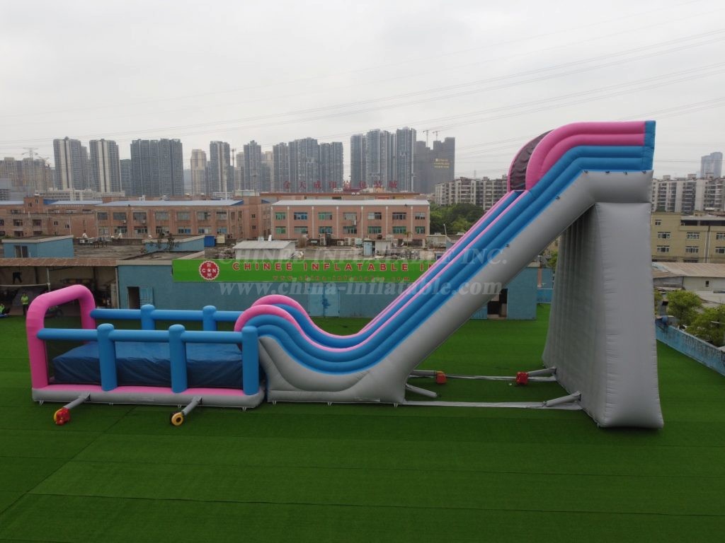 T8-4182 11-Meter High Giant Inflatable Slide With Airbag