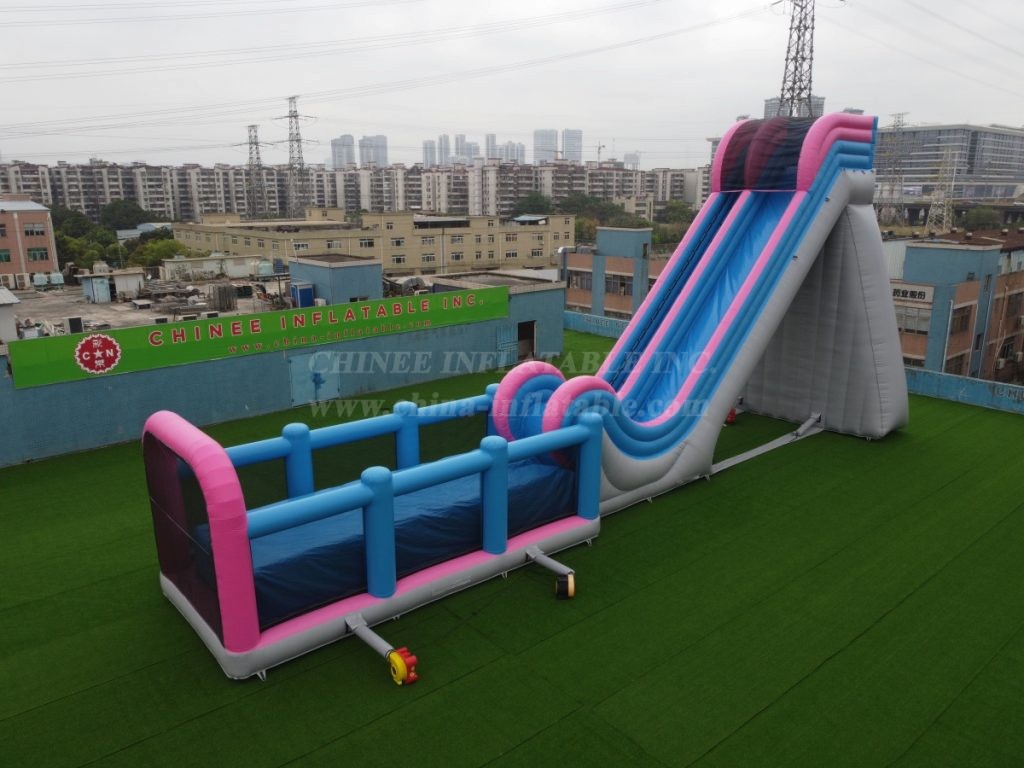 T8-4182 11-Meter High Giant Inflatable Slide With Airbag