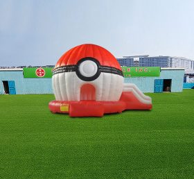 T2-4443 Pokémon Pokeball castello gonfiabile con scivolo