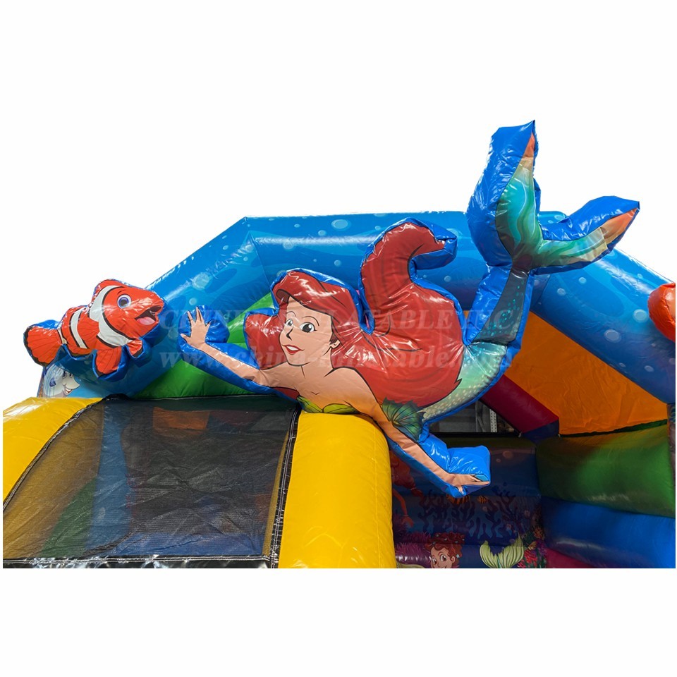 T2-4840 Disney Mermaid Inflatable Combo