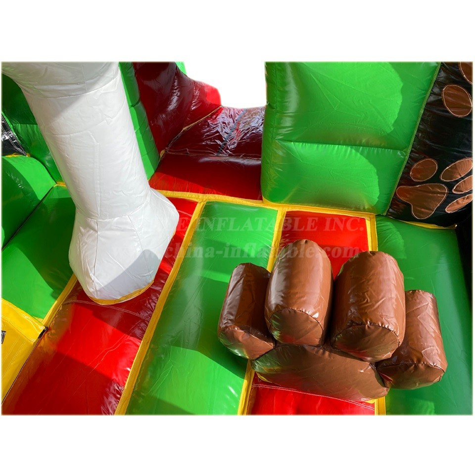 T2-4600 Doghouse Bouncy Castle With Slide
