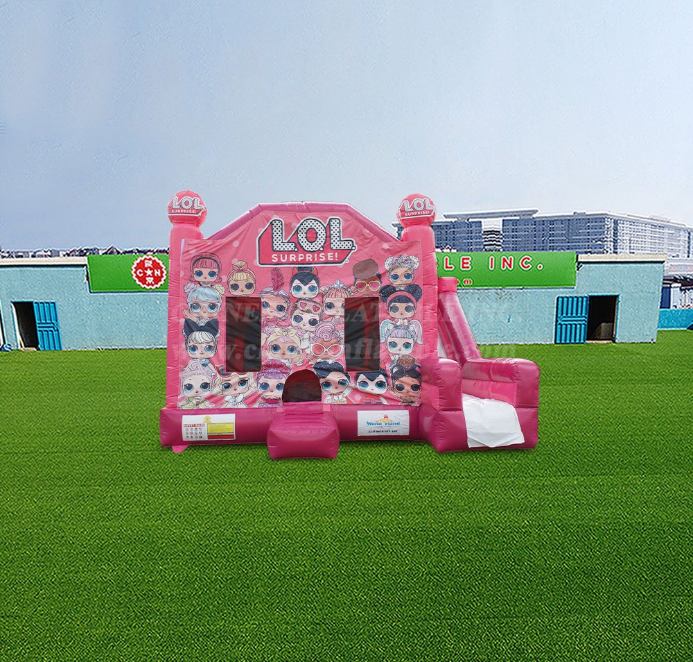 T2-4661 Lol Dolls Jumping Castle And Slide