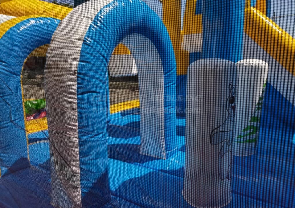 T2-4581 Frozen Bouncy Castle With Slide