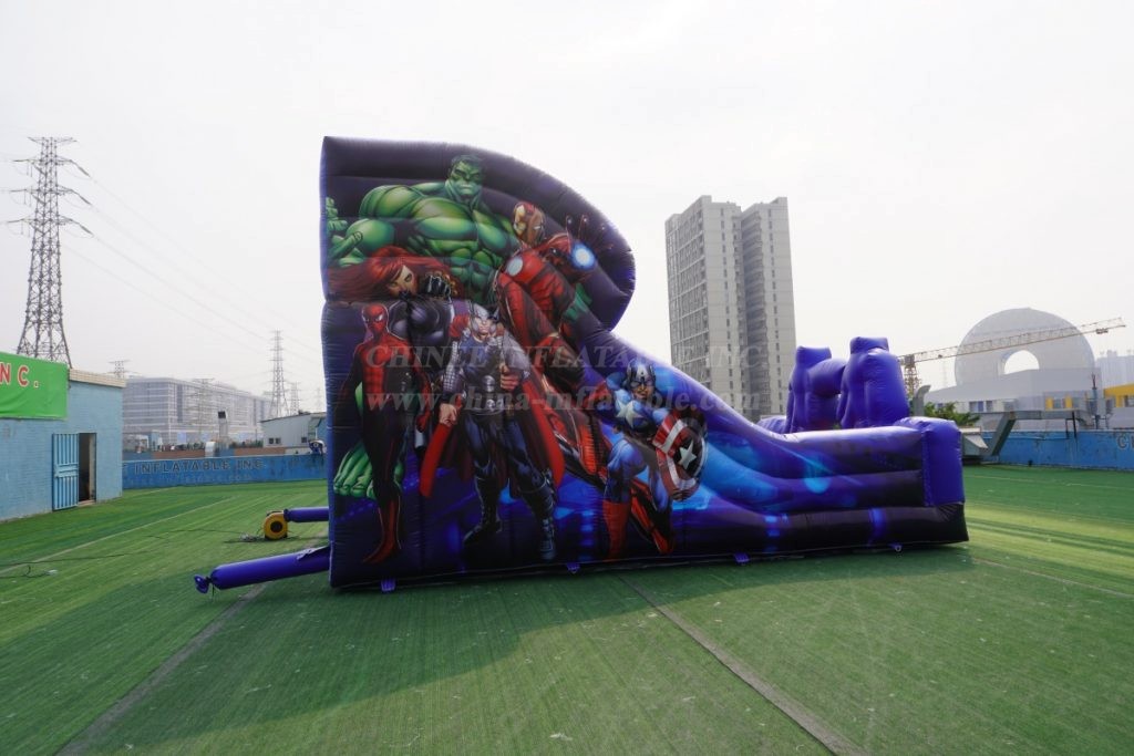 IS3-007B Avengers Marvel Superhero Triple Slide