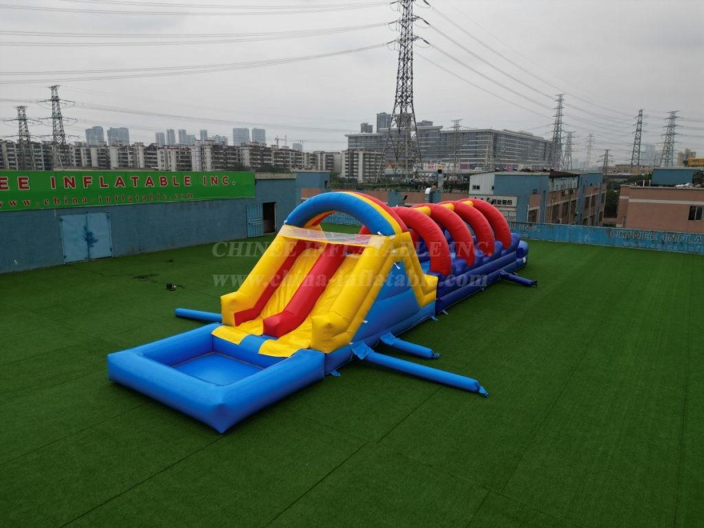 T8-989B 17-Meter Slide and Pool Combo