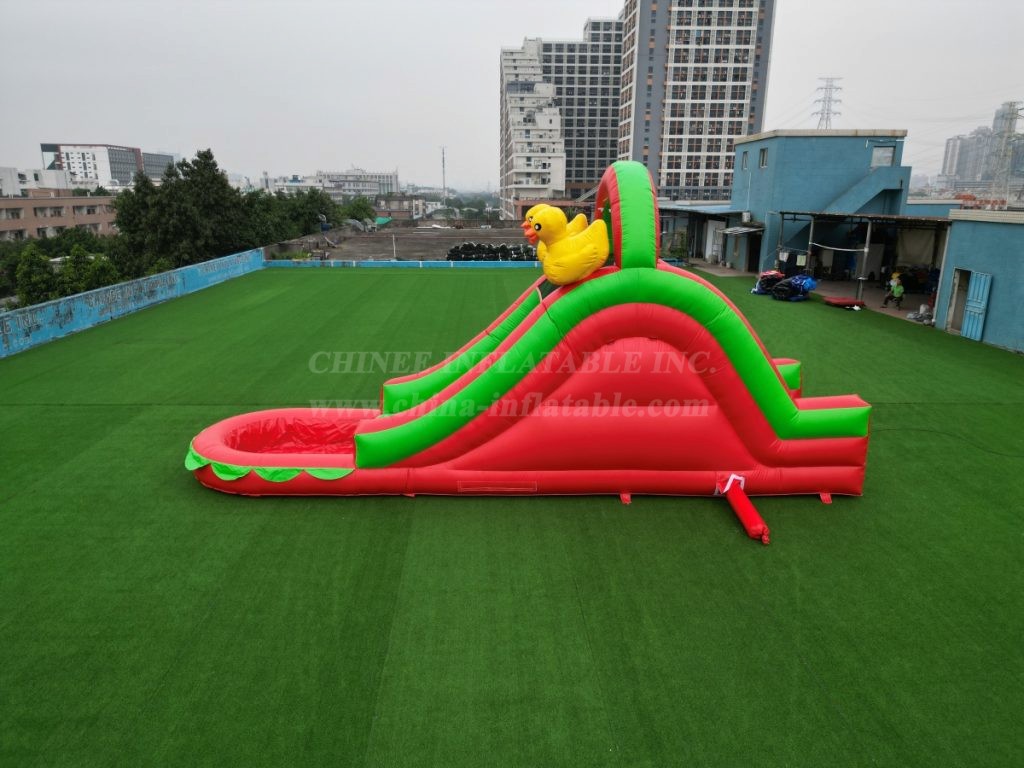 T8-1054B Cute And Fun Inflatable Duck Water Slide