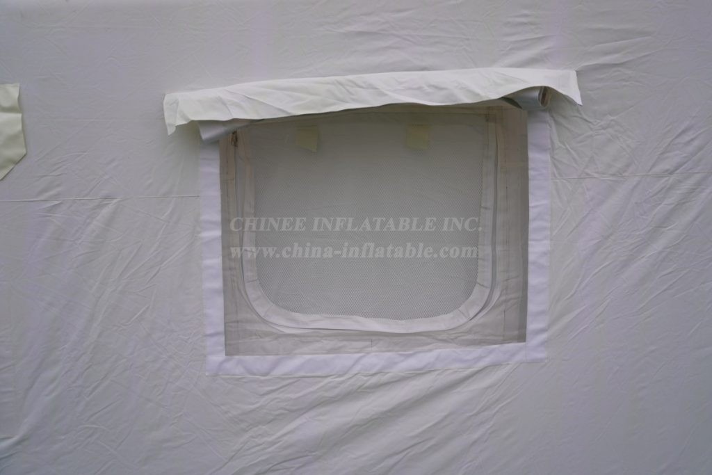 Tent1-4718 Portable Inflatable Medical Shelter With Clear Windows For Emergency Response