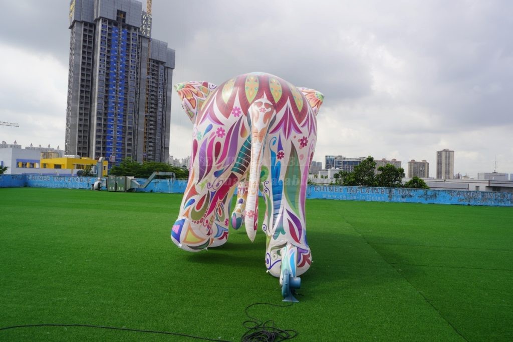 S4-508 Inflatable Cartoon Color Elephant