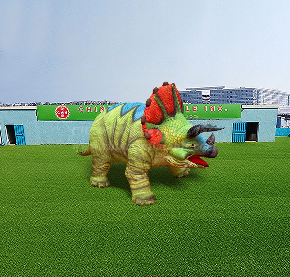 S4-507 Inflatable Triceratops Cartoon Dinosaur