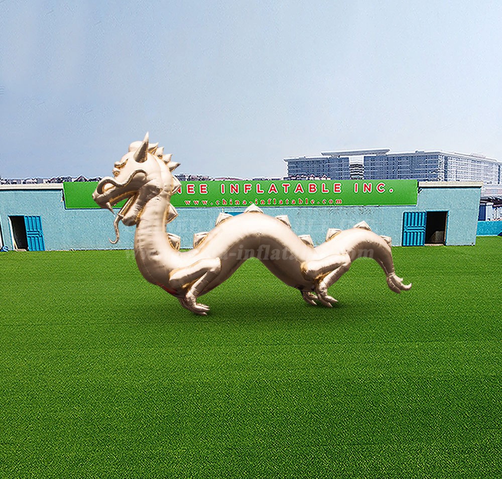 S4-722 Inflatable Golden Dragon Zodiac Inflatable Customization