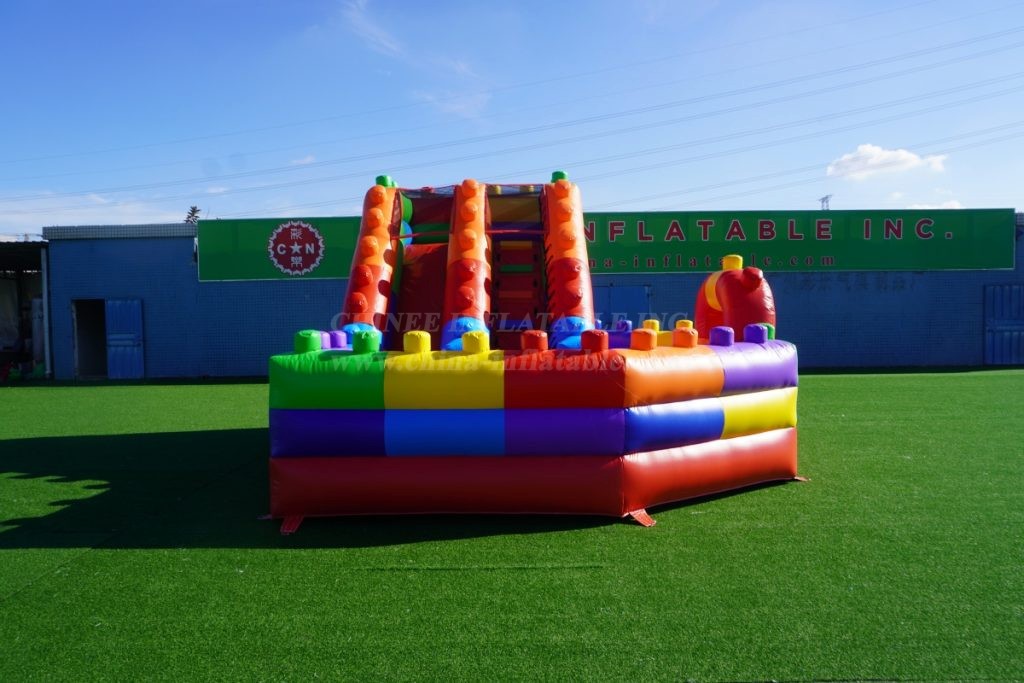 T2-4530B LEGO Bouncy Castle With Slide